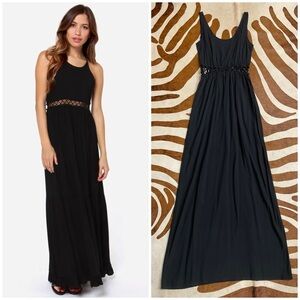Vero Moda Rhona Cut Out Lattice Waist Maxi Dress